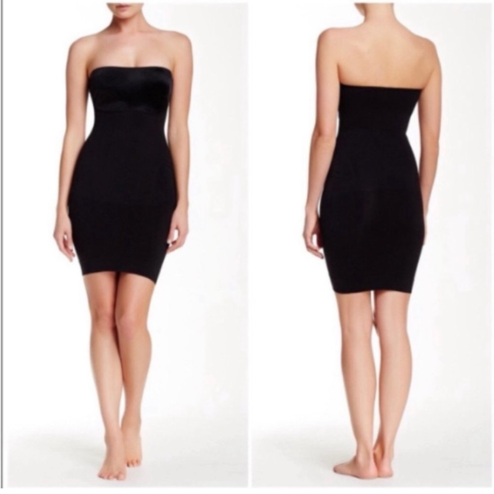 NWT Spanx Strapless Shapewear Slip Dress Black
Size XL